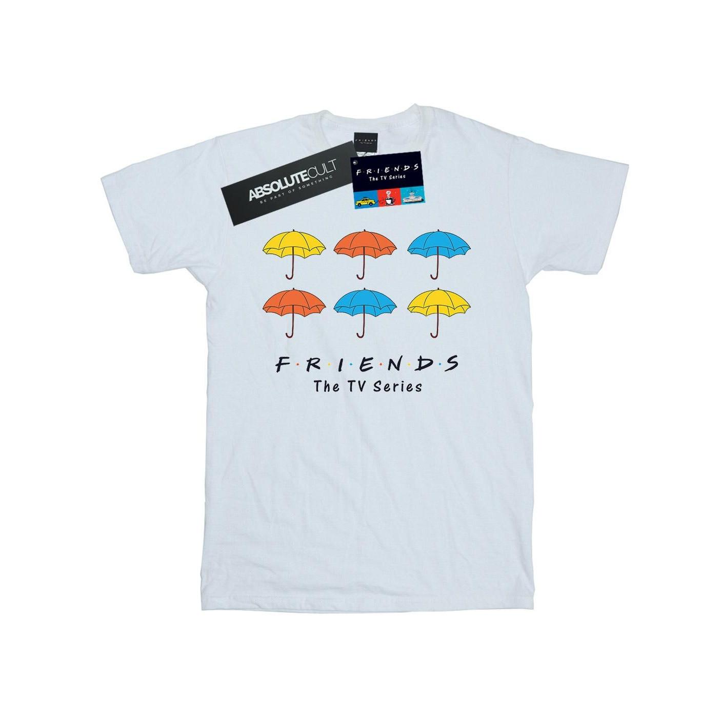 Friends Umbrellas Print T-Shirt