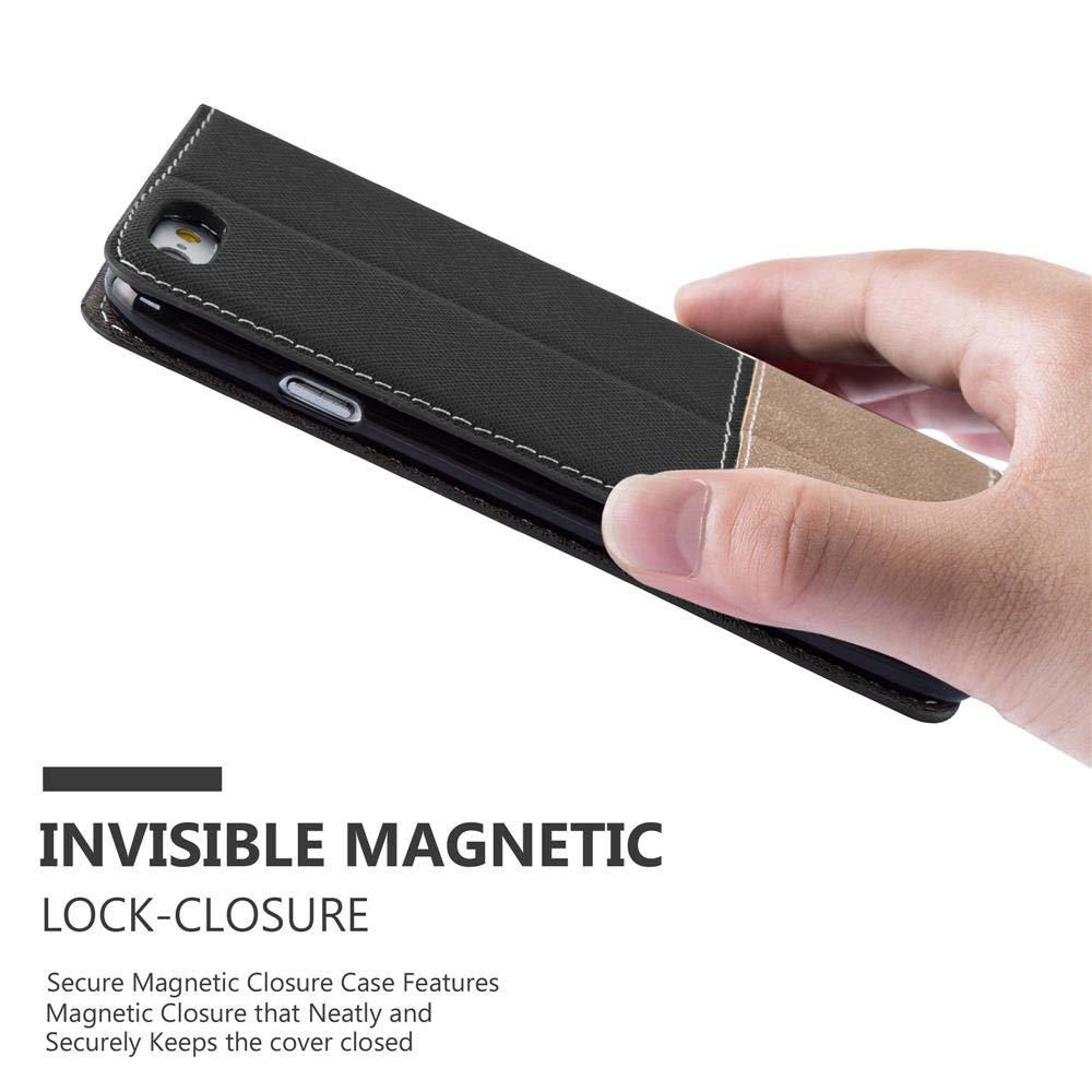 Cadorabo Hülle für Apple iPhone 6 PLUS 6S PLUS Magnetverschluss, Standfunktion