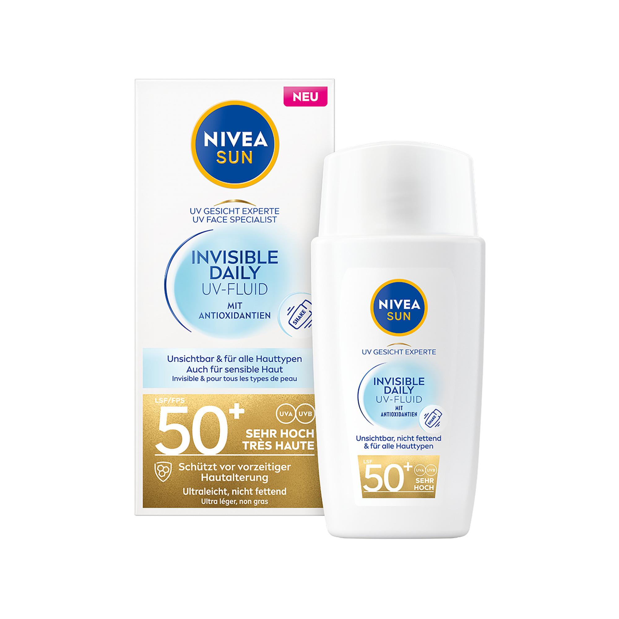 NIVEA SUN Sun UV Face Invisible Daily Fluid LSF 50+