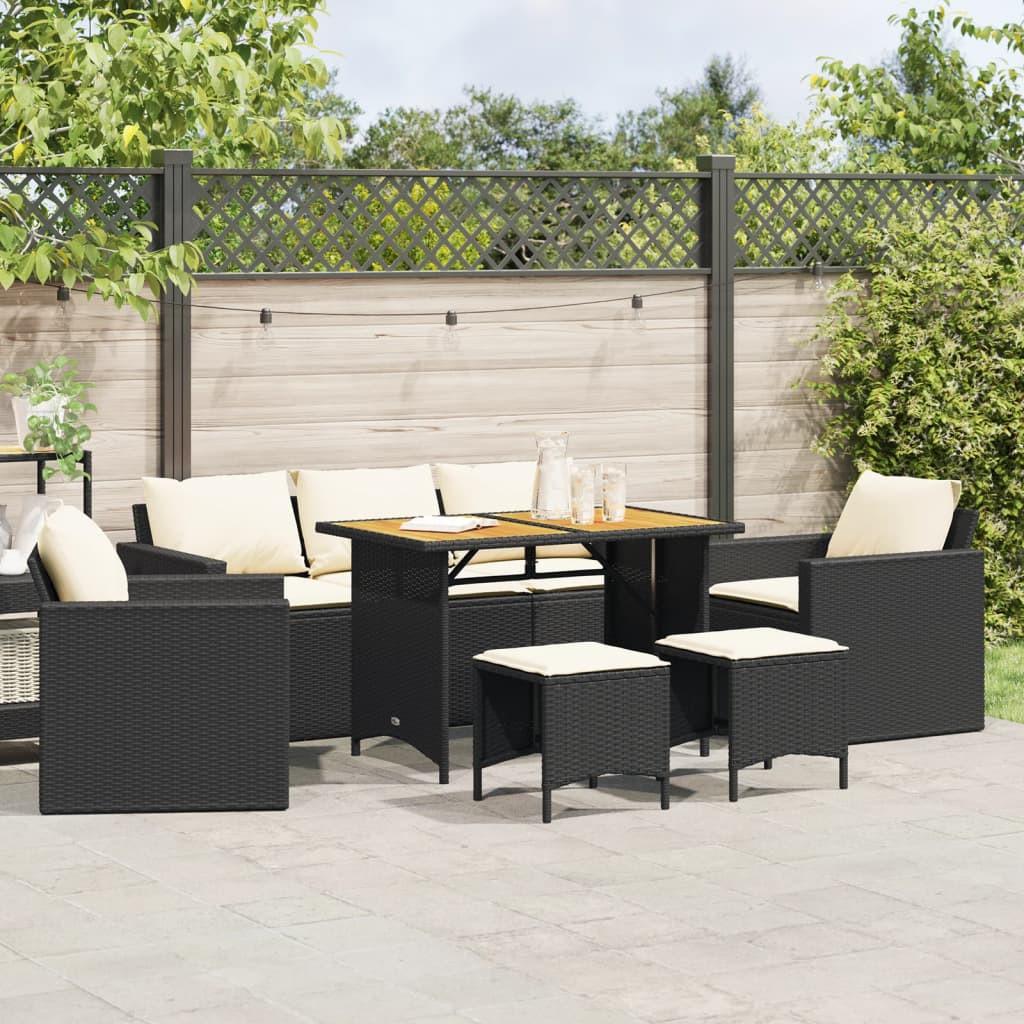 VidaXL Garten sofagarnitur poly-rattan