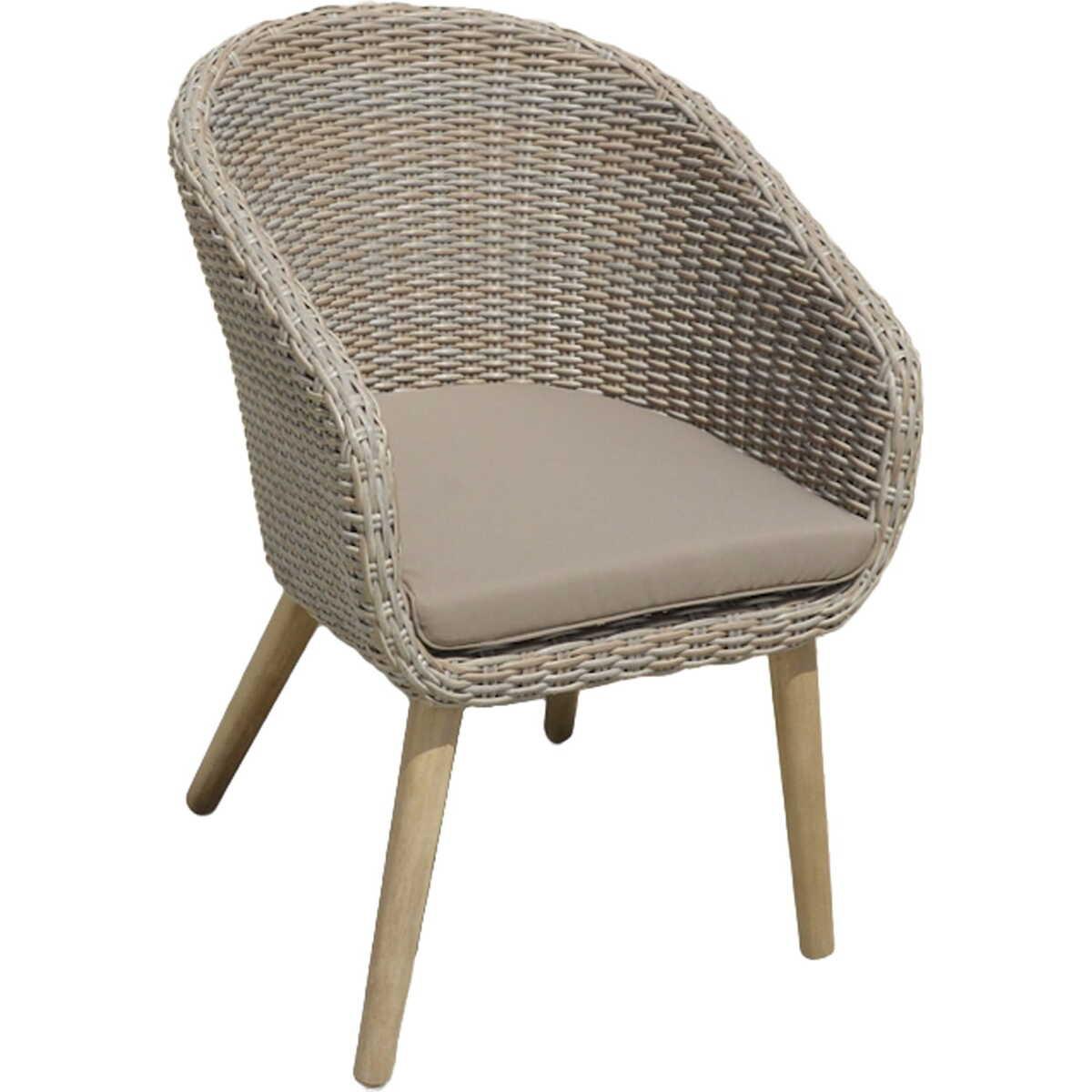 mutoni pleasure Garten Essgruppe Visalia Akazie natur (5-tlg)