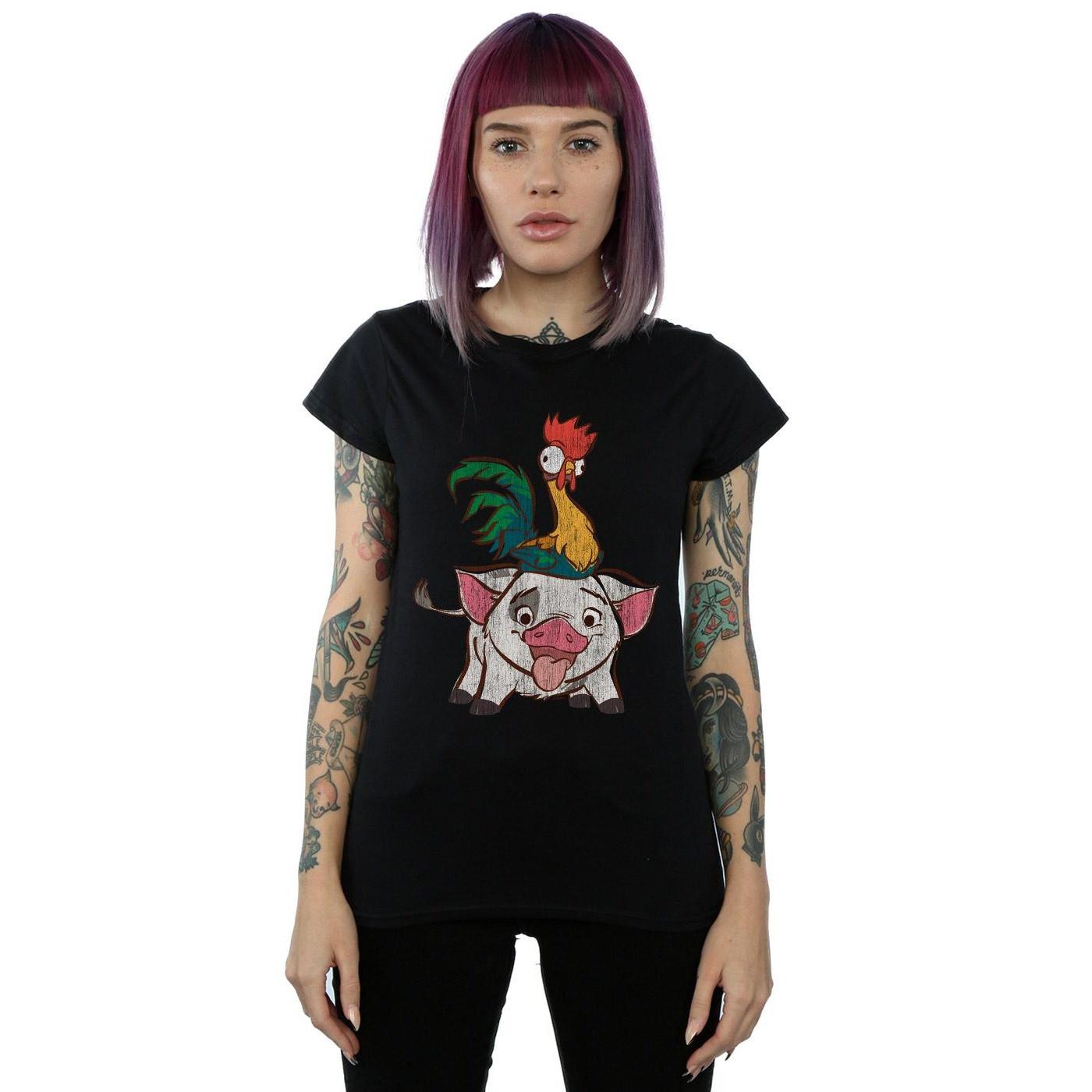 Disney Moana Pua und Hei Hei T-Shirt