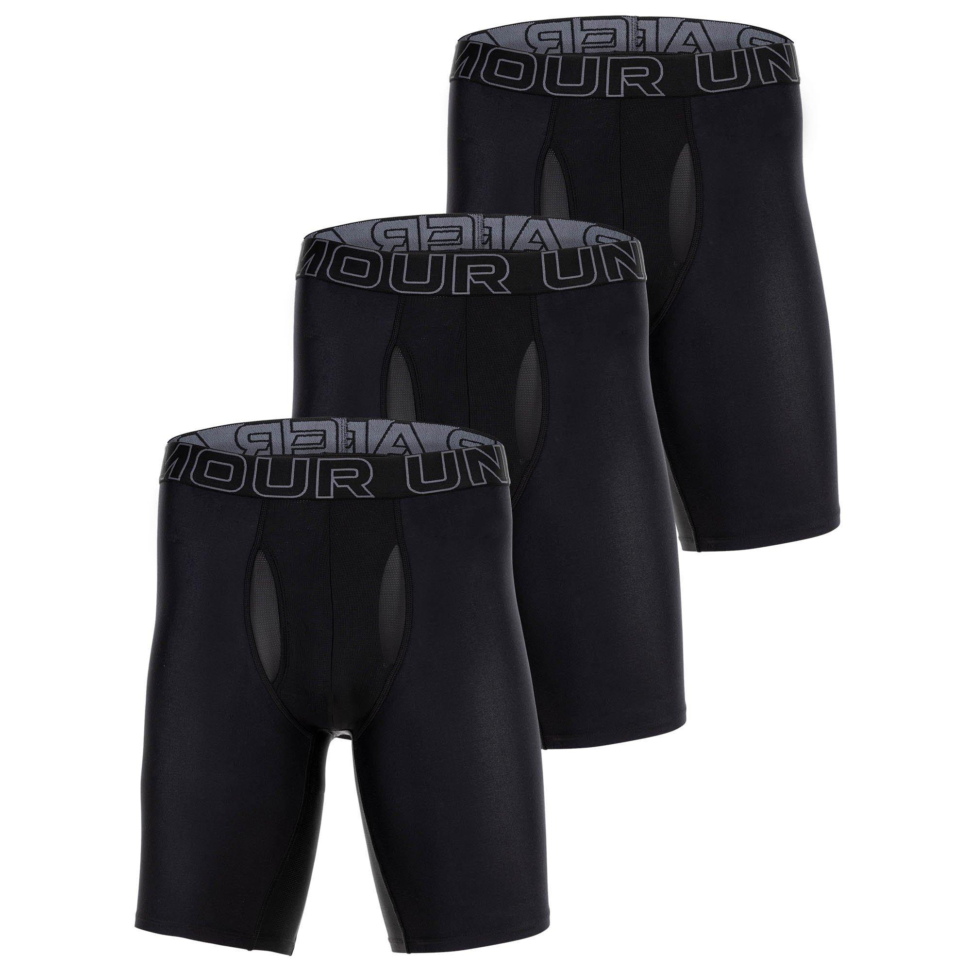 UNDER ARMOUR Boxershort -UA PERFORMANCE TECH - SOLID 9 IN 3PK