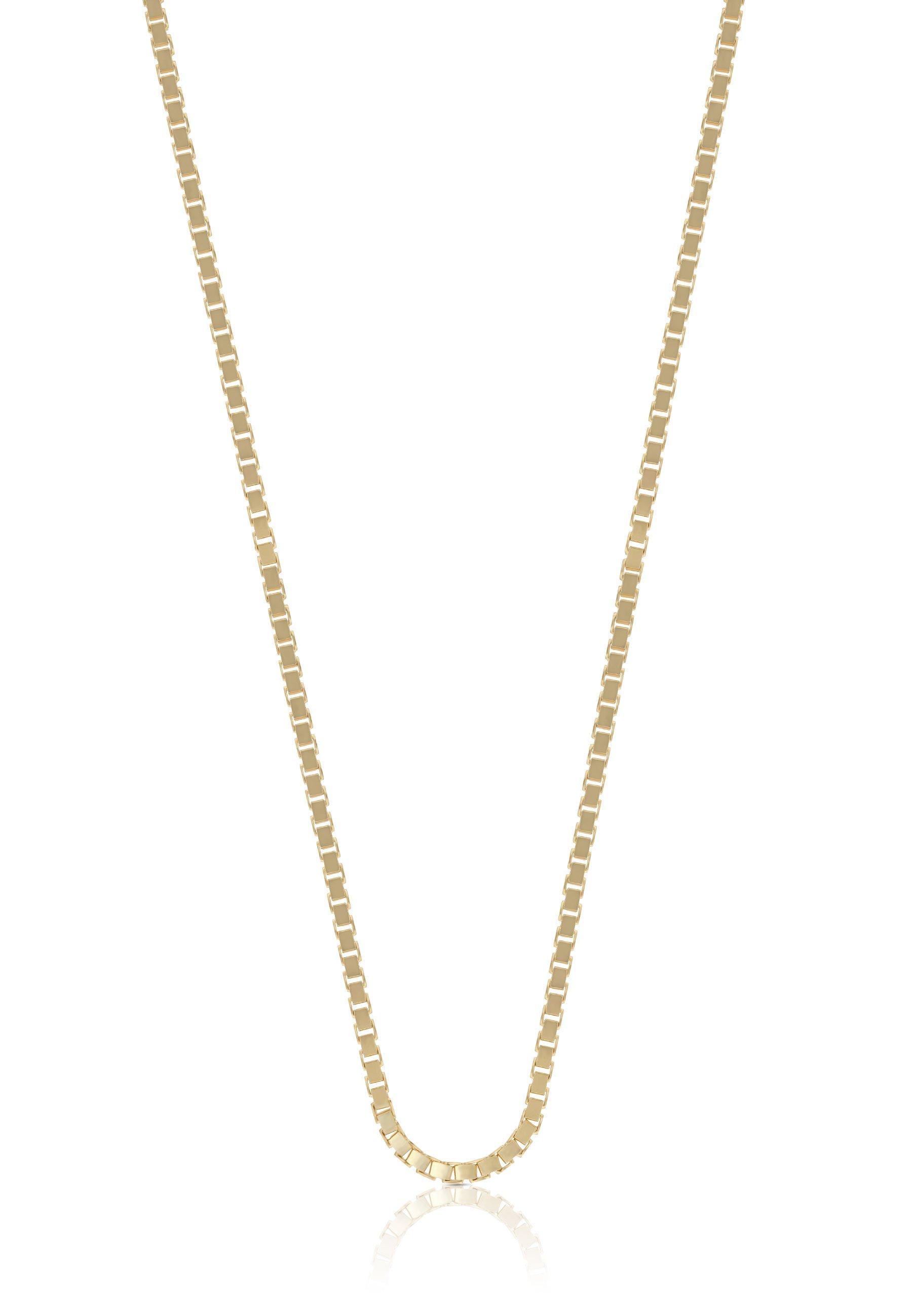 MUAU Schmuck Collier Venezianer Gelbgold 750, 1.9mm, 45cm