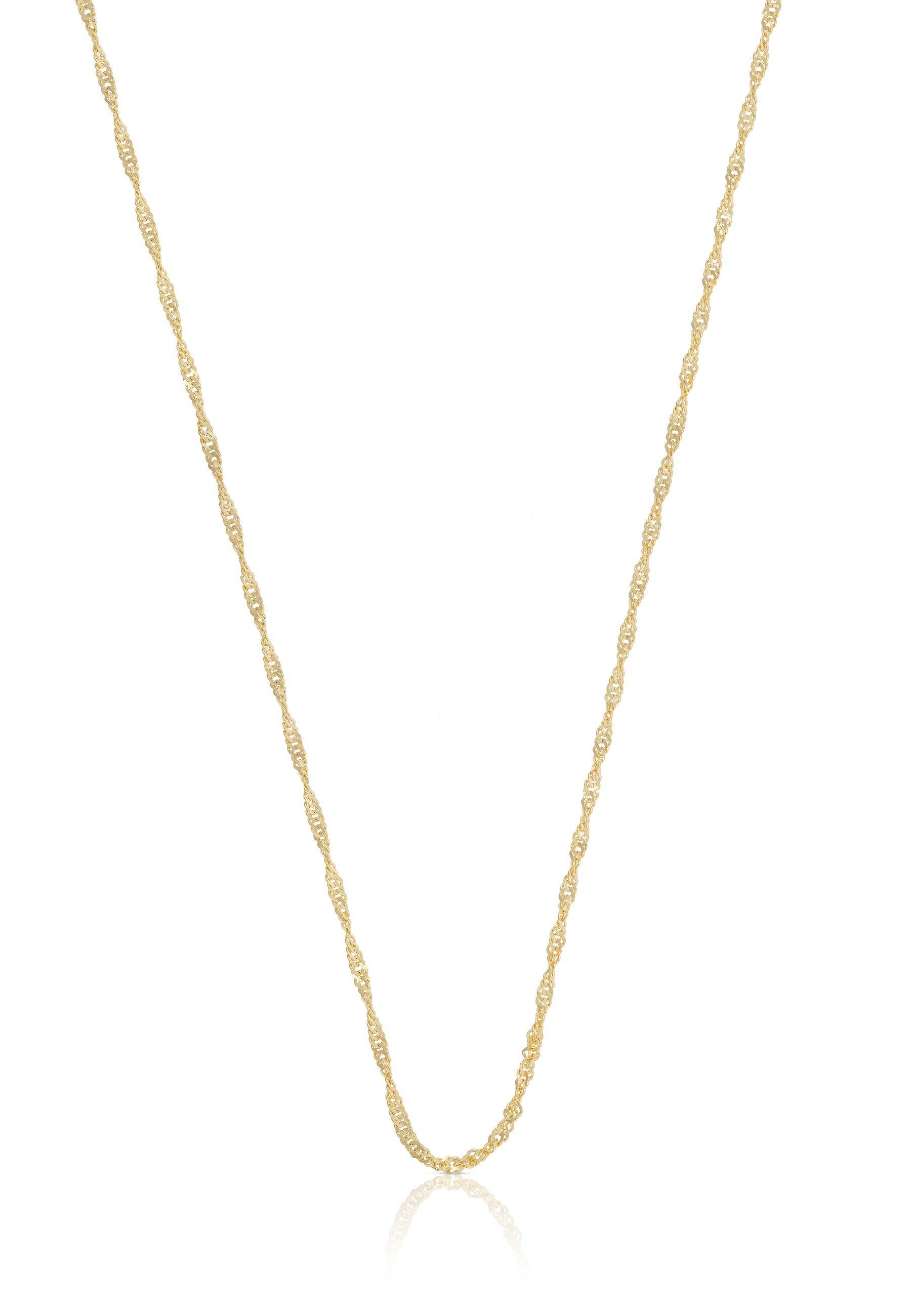 MUAU Schmuck Collier Singapur Gelbgold 750, 1.2mm, 45cm