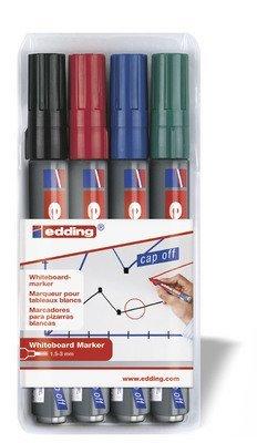 Edding EDDING Boardmarker 250 1.5-3mm, 4 Farben ass. Blister