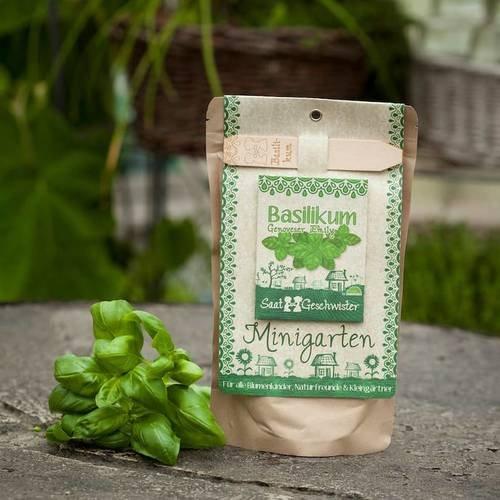 Stadtgärtner Minigarten Basilikum