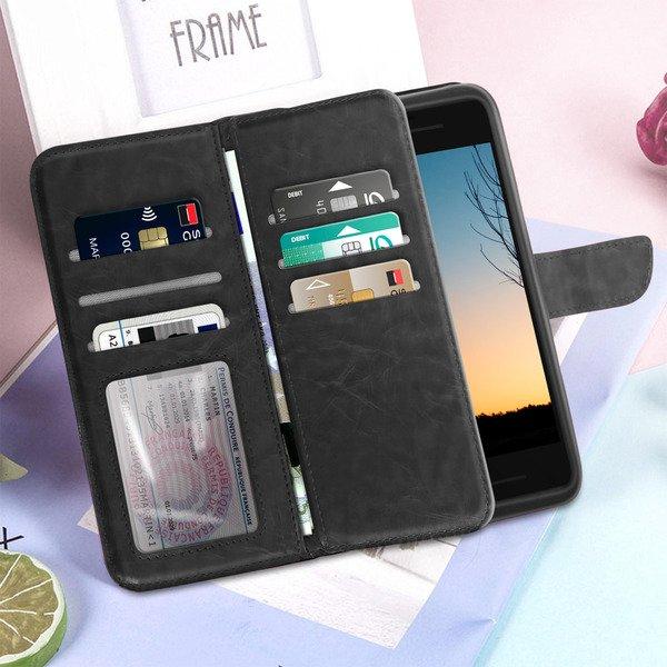 Avizar Flip Case Geldbörse Größe XXL – Schwarz