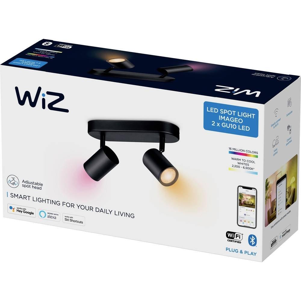 Philips Lighting WiZ IMAGEO Spots Deckenleuchte Tunable White & Color 2x5W Einzelpack