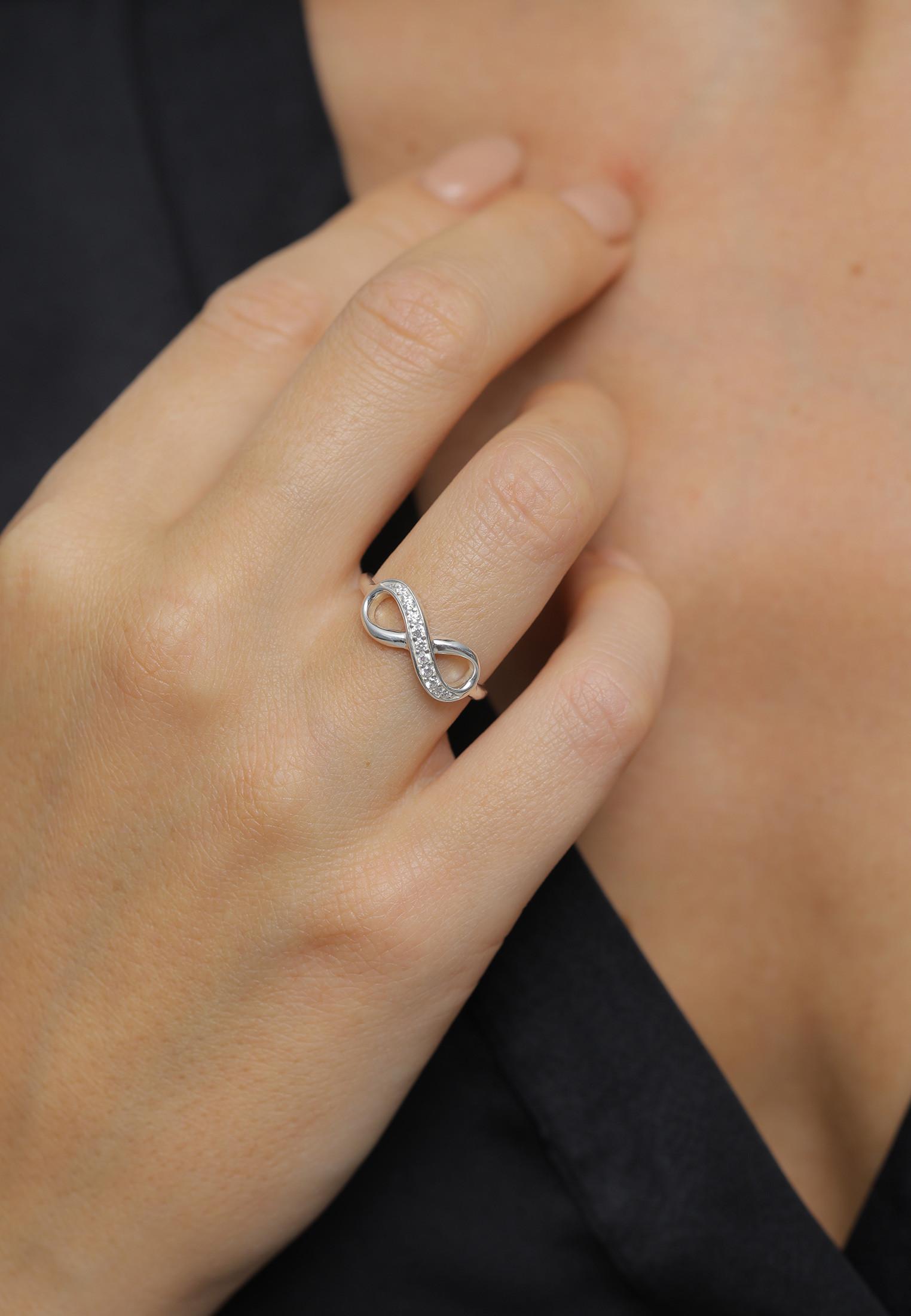 Elli Ring Infinity Zirkonia Eye Catcher