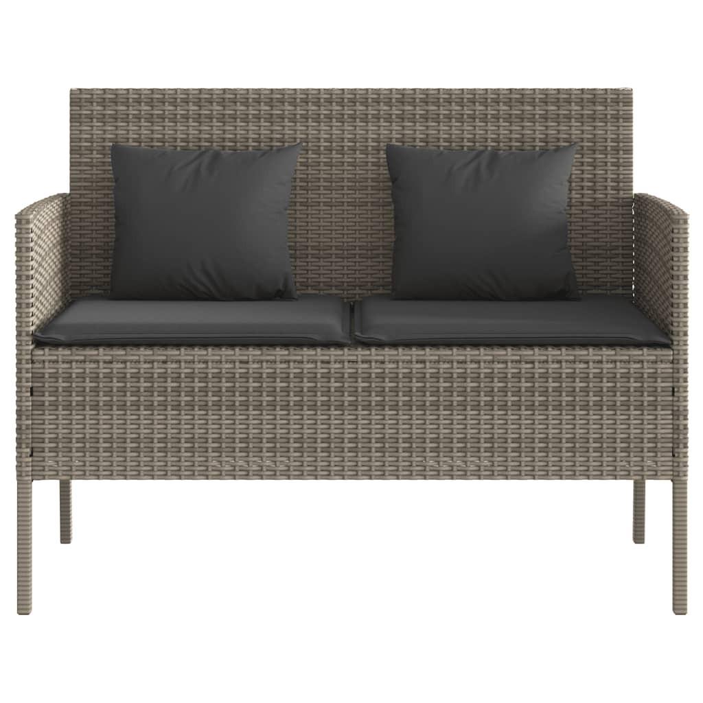 VidaXL Gartenbank poly-rattan