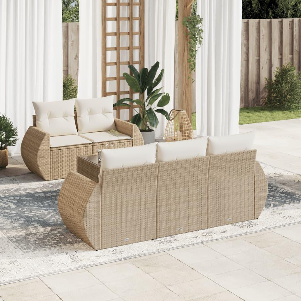 VidaXL Garten sofagarnitur poly-rattan