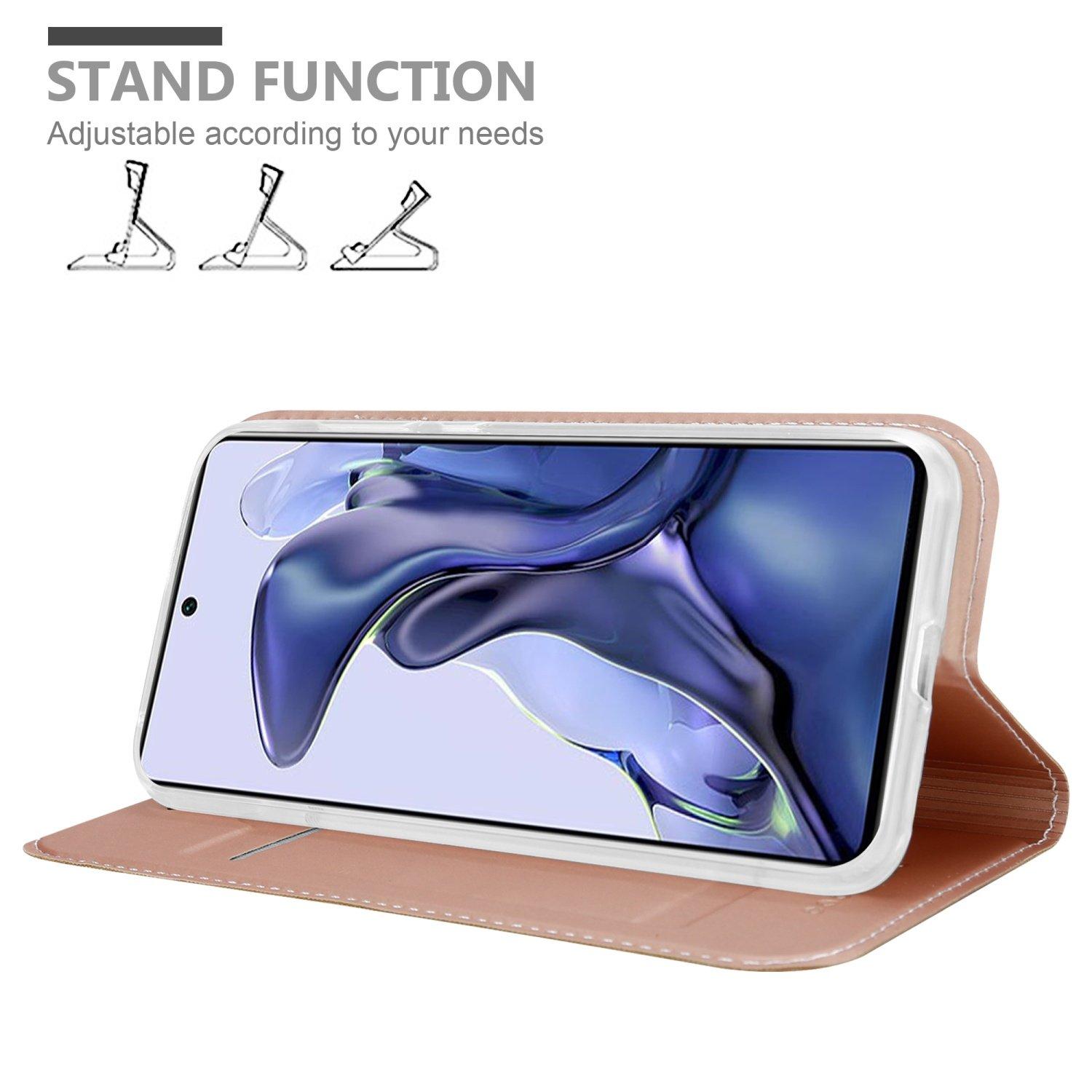 Cadorabo Hülle für Xiaomi 11T 11T PRO Magnetverschluss, Kartenfach