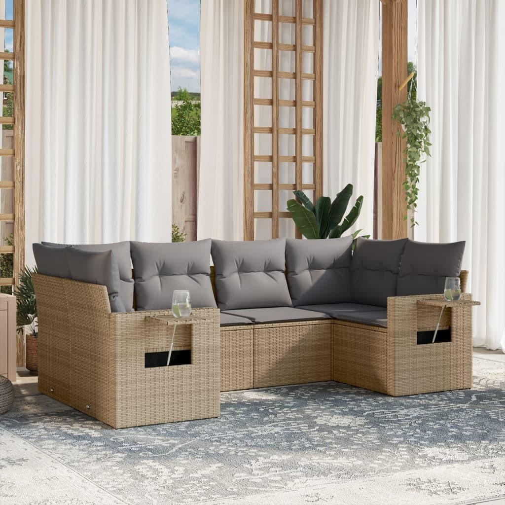 VidaXL Garten sofagarnitur poly-rattan