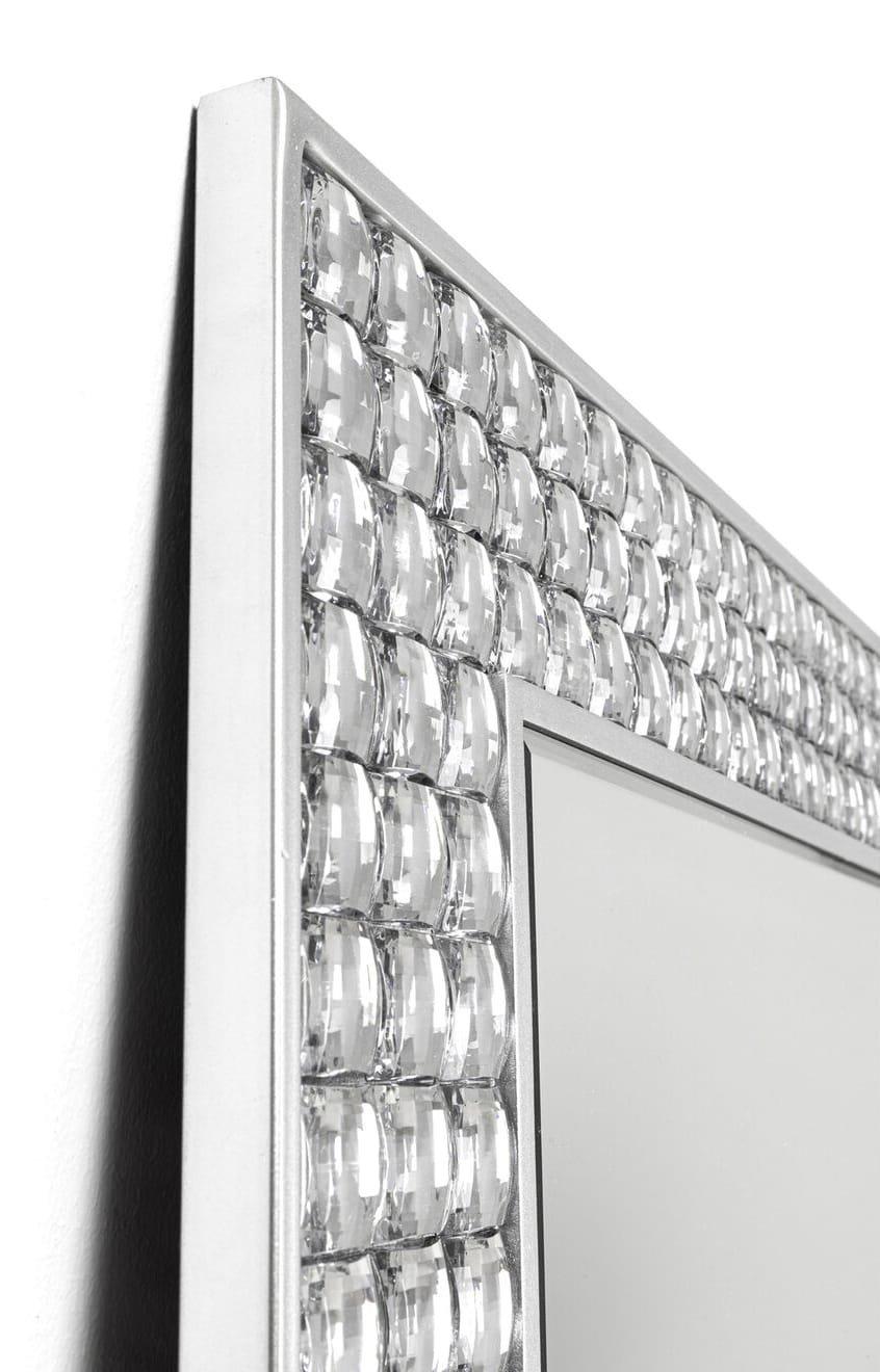 KARE Design Wandspiegel Crystals silber 80x180