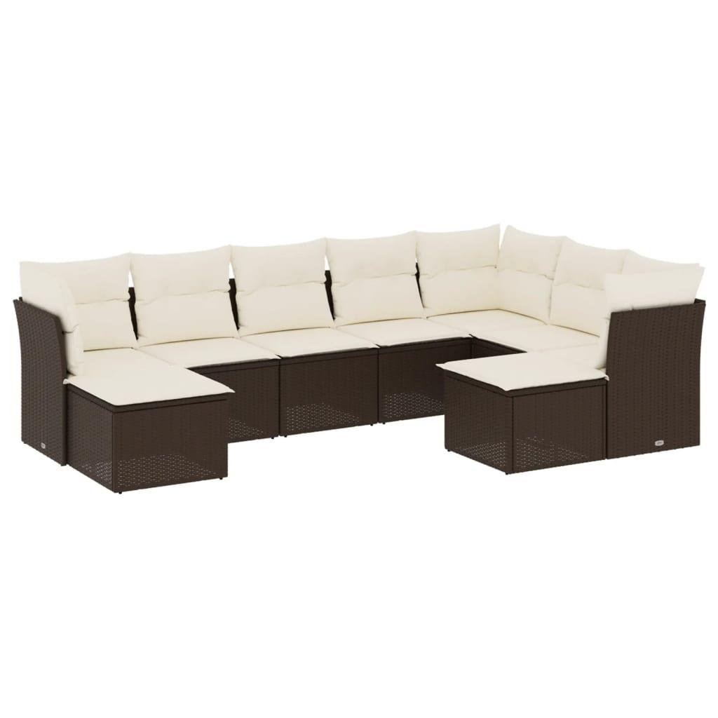 VidaXL Garten sofagarnitur poly-rattan