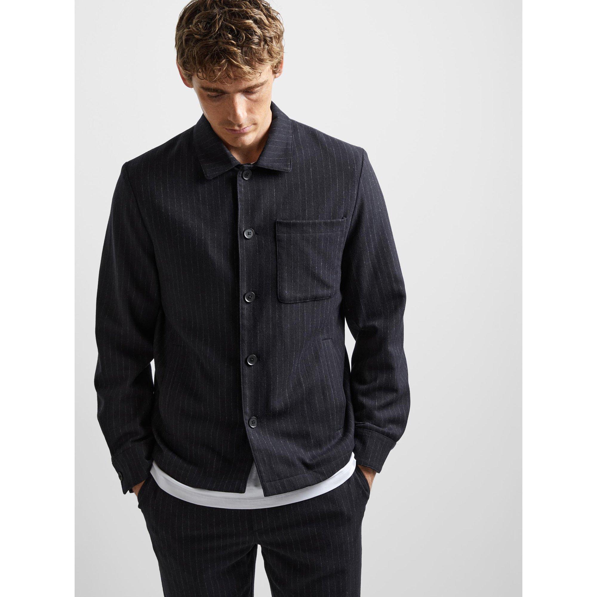 SELECTED SLHReg-Ayr Pinstriped Hybrid Blazer