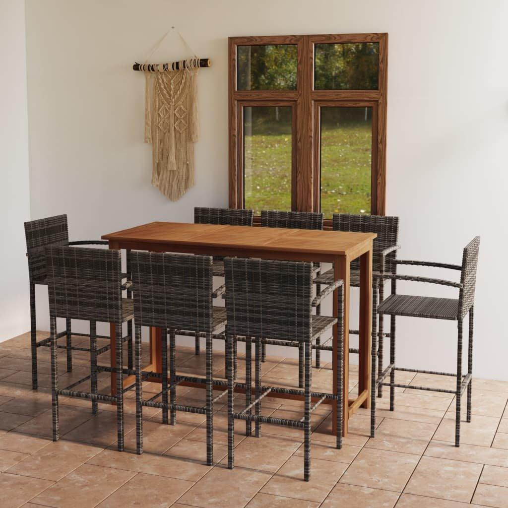 VidaXL Garten-bar set akazienholz
