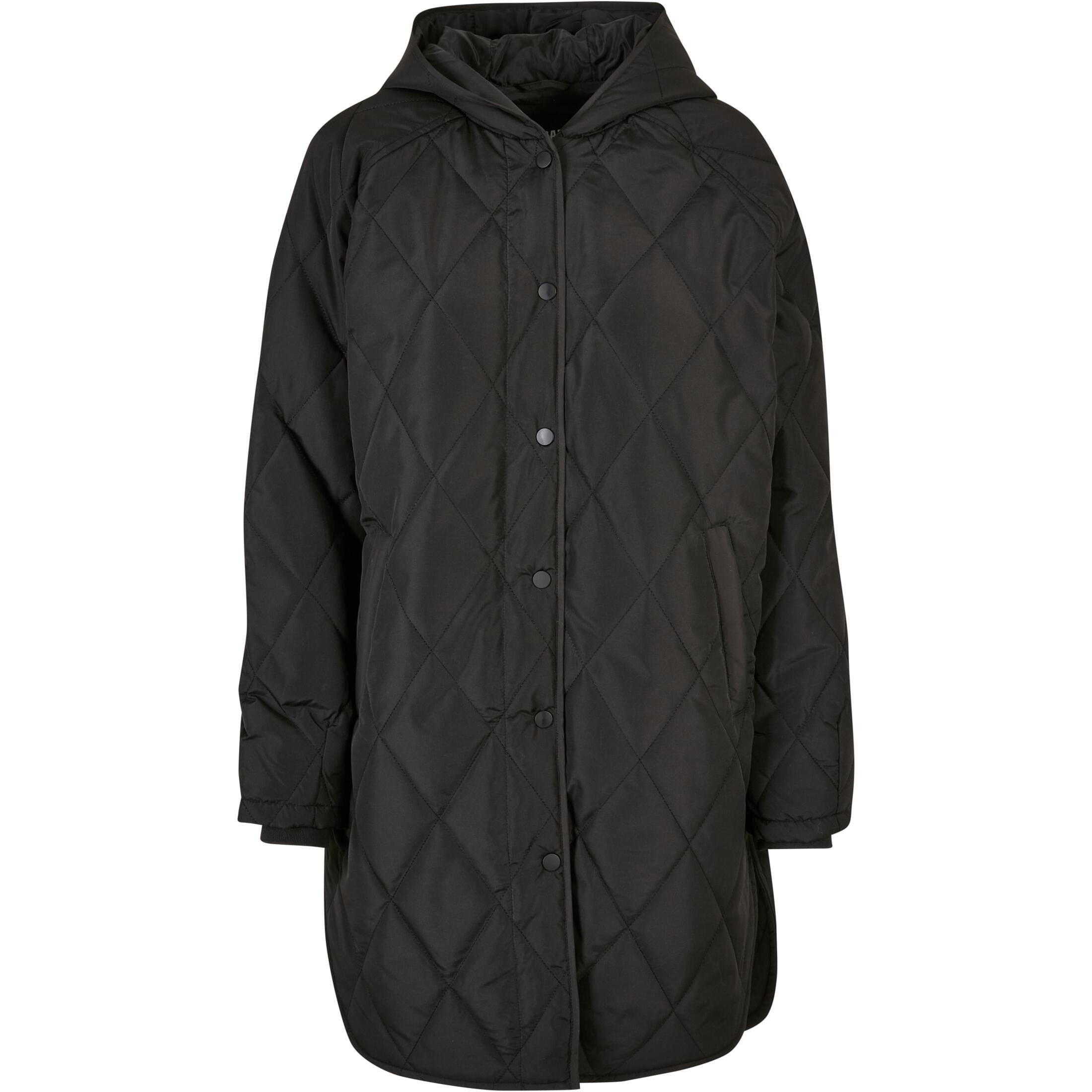 URBAN CLASSICS parka it kapuze, oversized diaond quilted