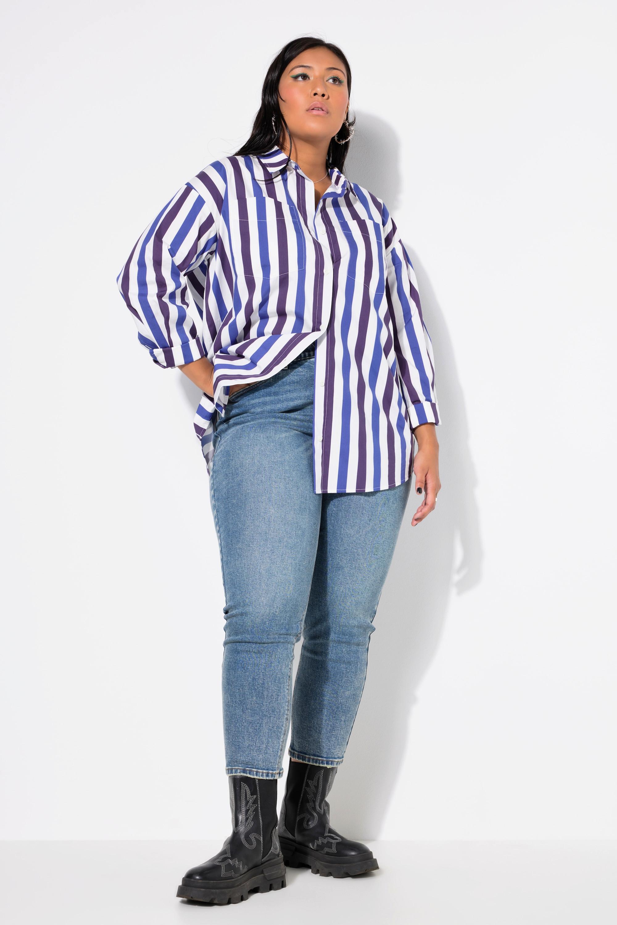 Studio Untold Mom Jeans Wide Leg 5-Pocket Elastikbund