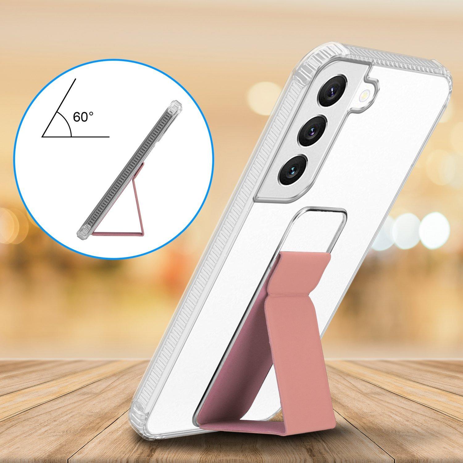 Cadorabo Hülle für Samsung Galaxy S22 PLUS mit Halterung und Standfunktion