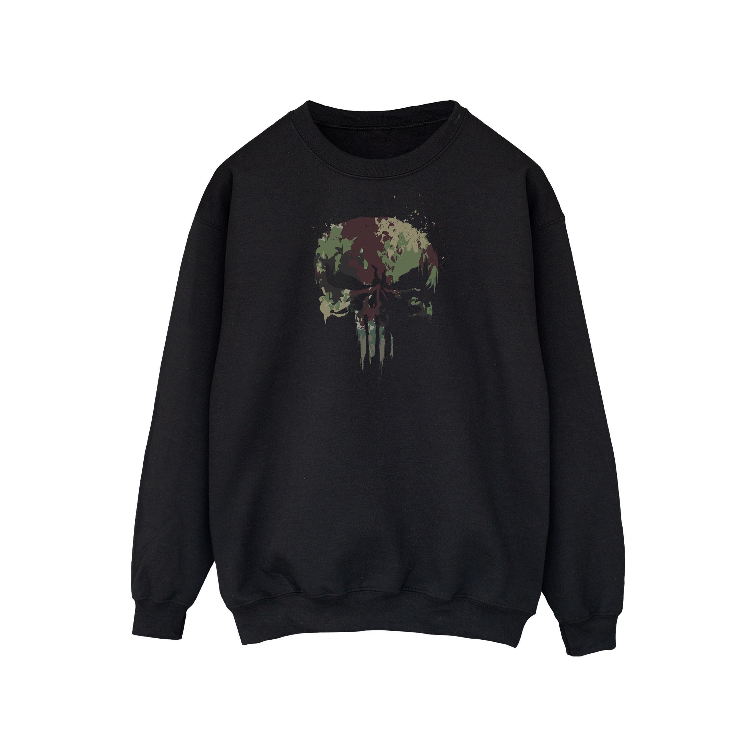 MARVEL The Punisher TV Series Camo Skull Sweatshirt