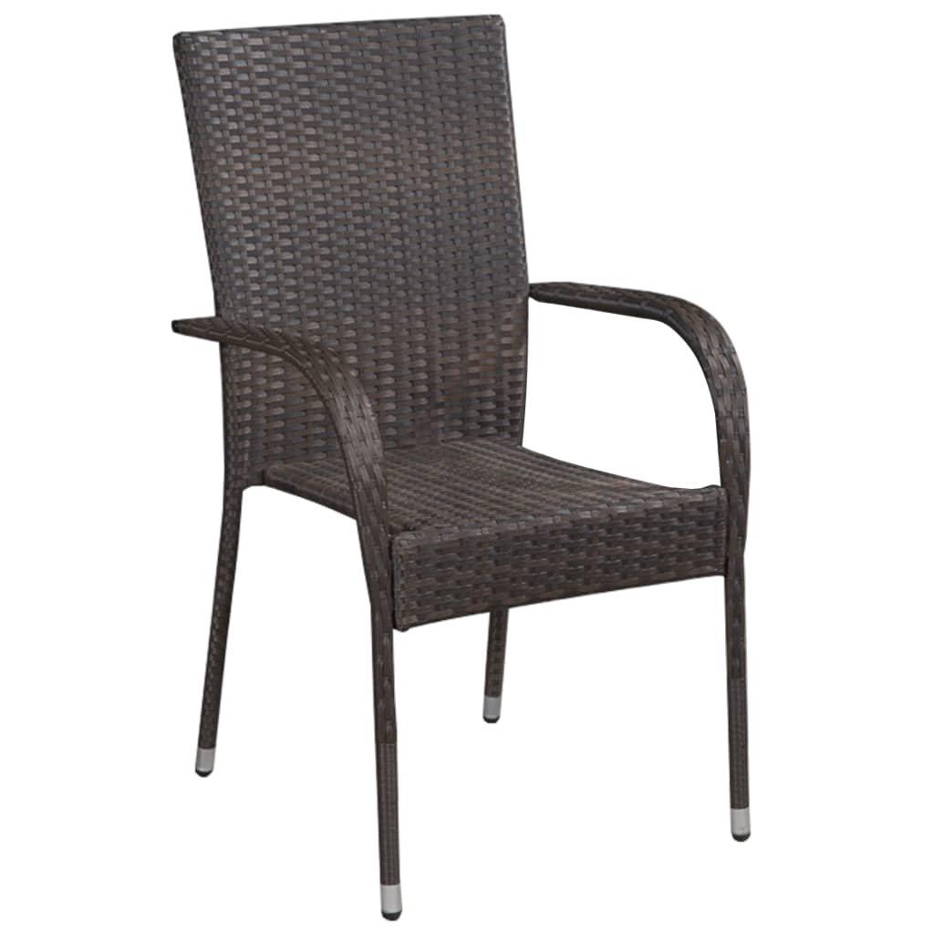VidaXL Garten essgruppe poly-rattan