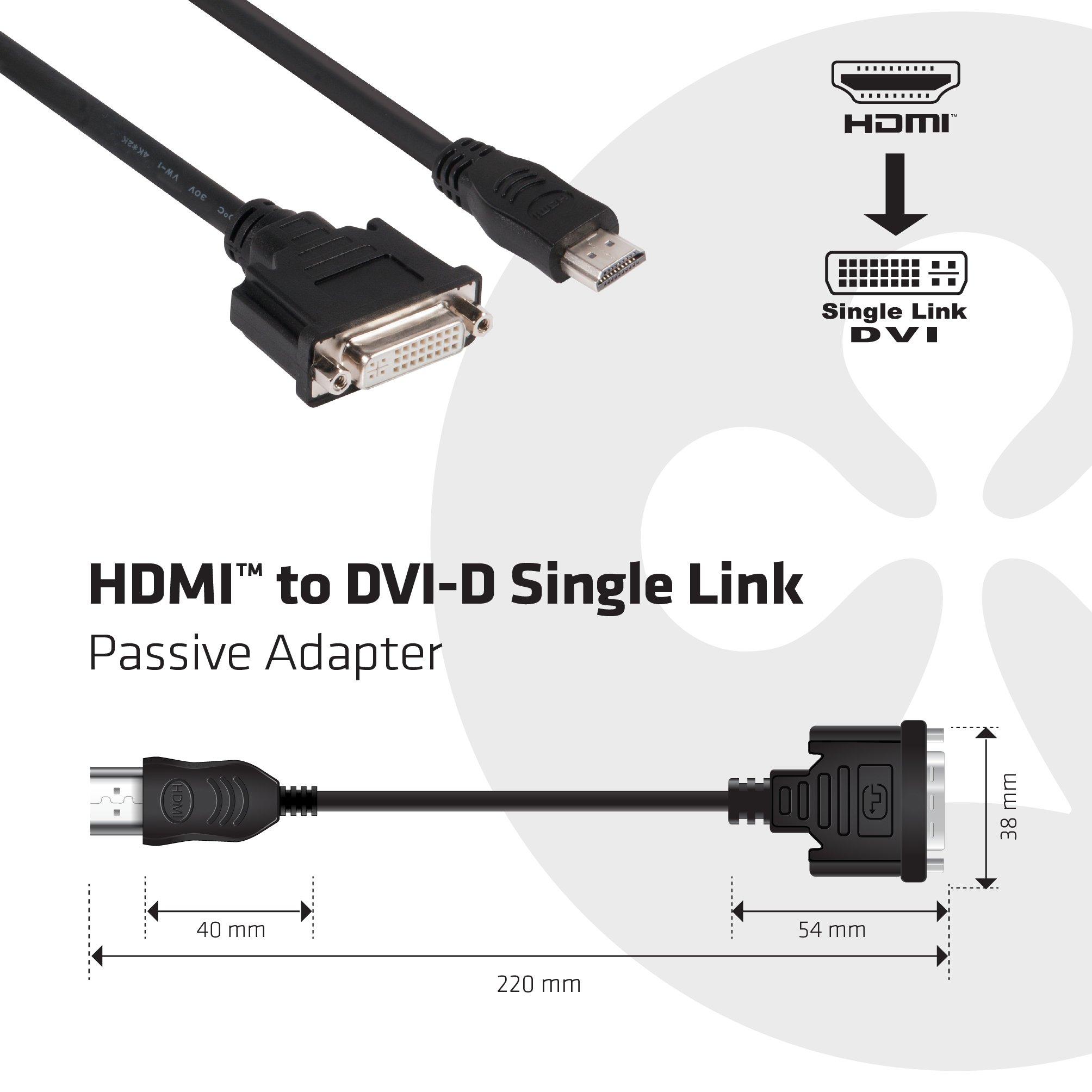 CLUB 3D Adapter HDMI - DVI-D