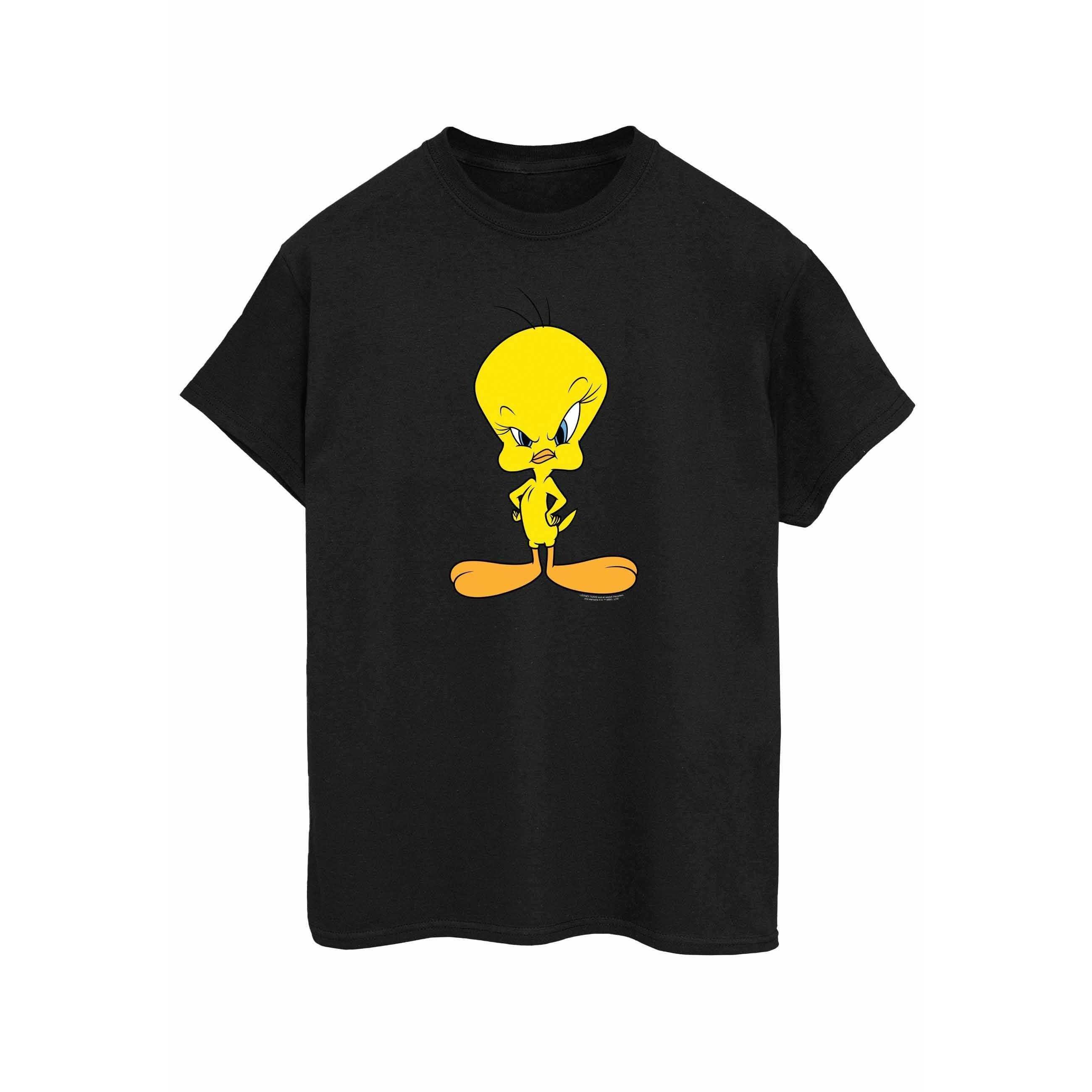LOONEY TUNES Tweety Bird Angry Print T-Shirt