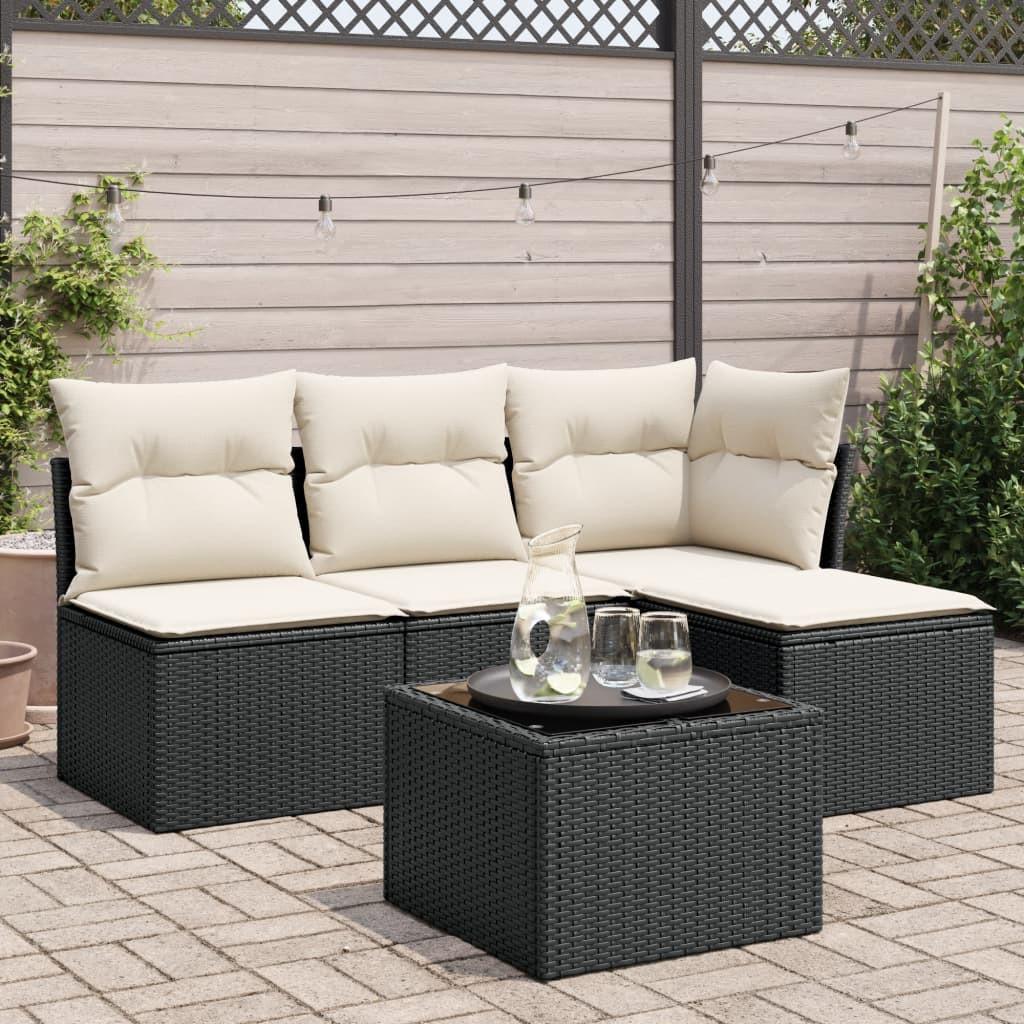 VidaXL Garten sofagarnitur poly-rattan