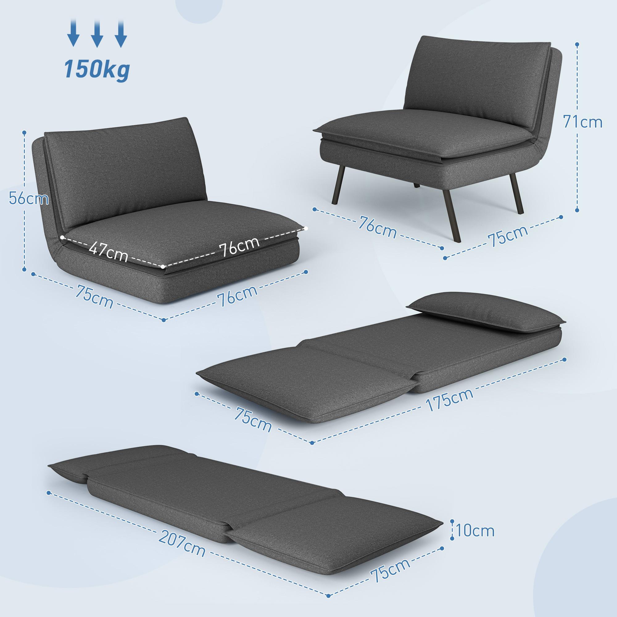 HOMCOM Bodensofa