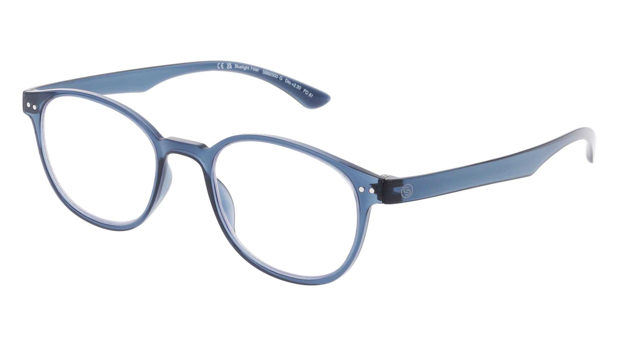Smarty Lesebrille mit Blaulichtfilter-Gläsern mit Etui