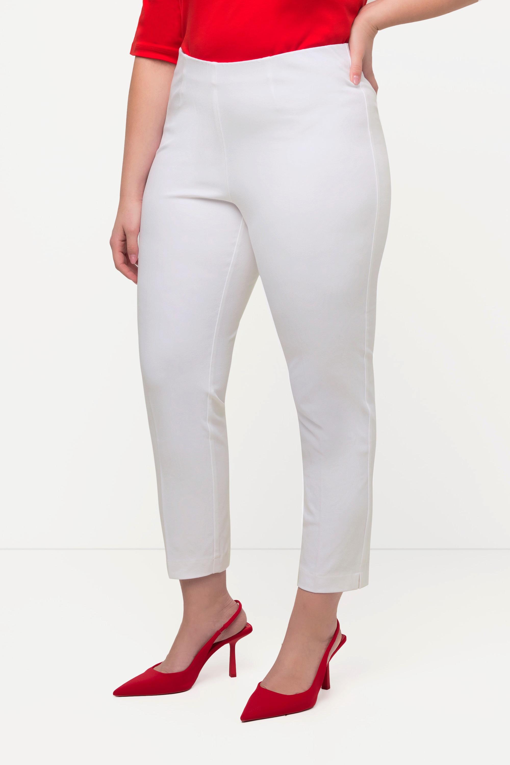 Ulla Popken 7/8 Hose Schmales Bein Elastikbund
