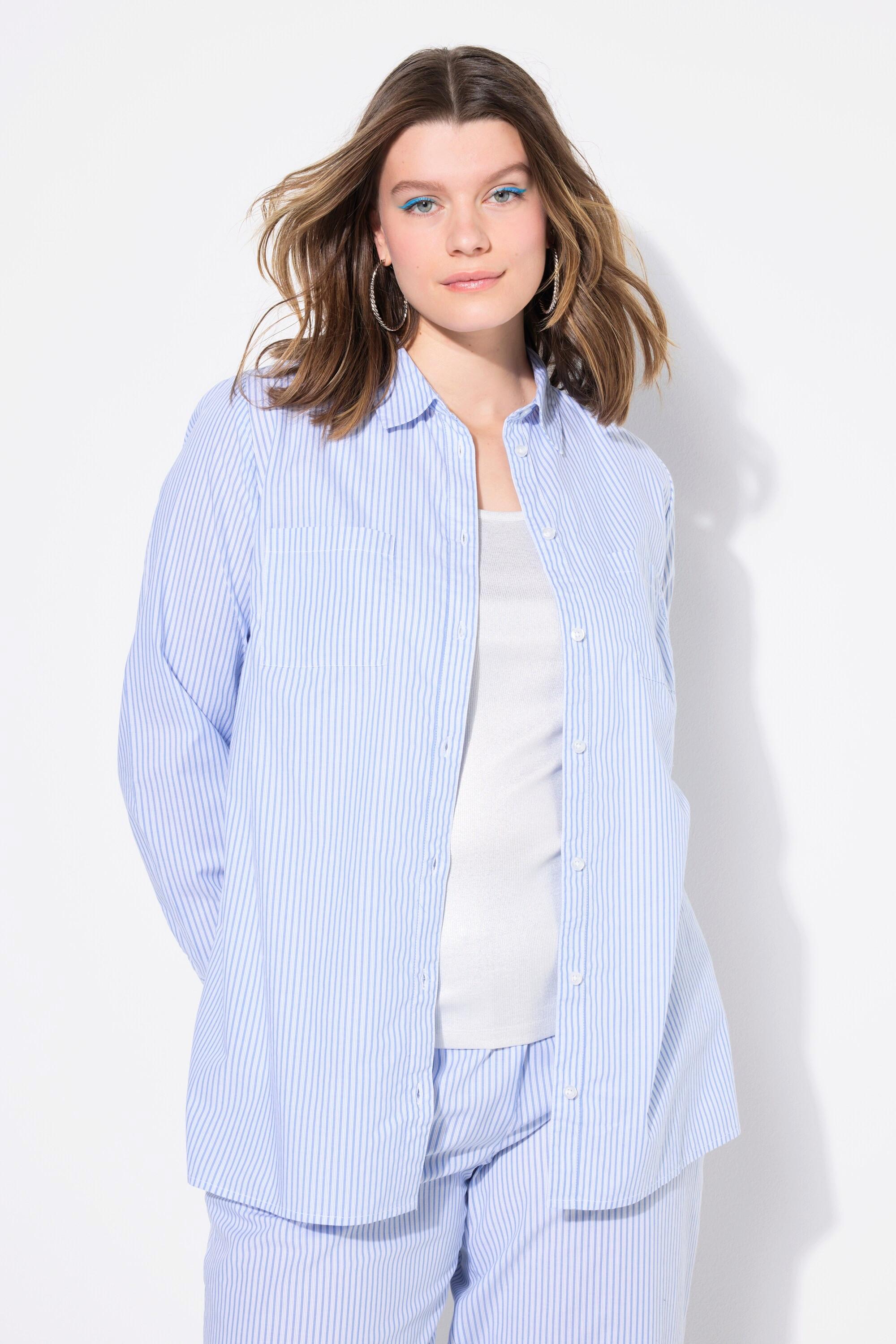 Studio Untold Hemdbluse, Boxy Shape, Streifen