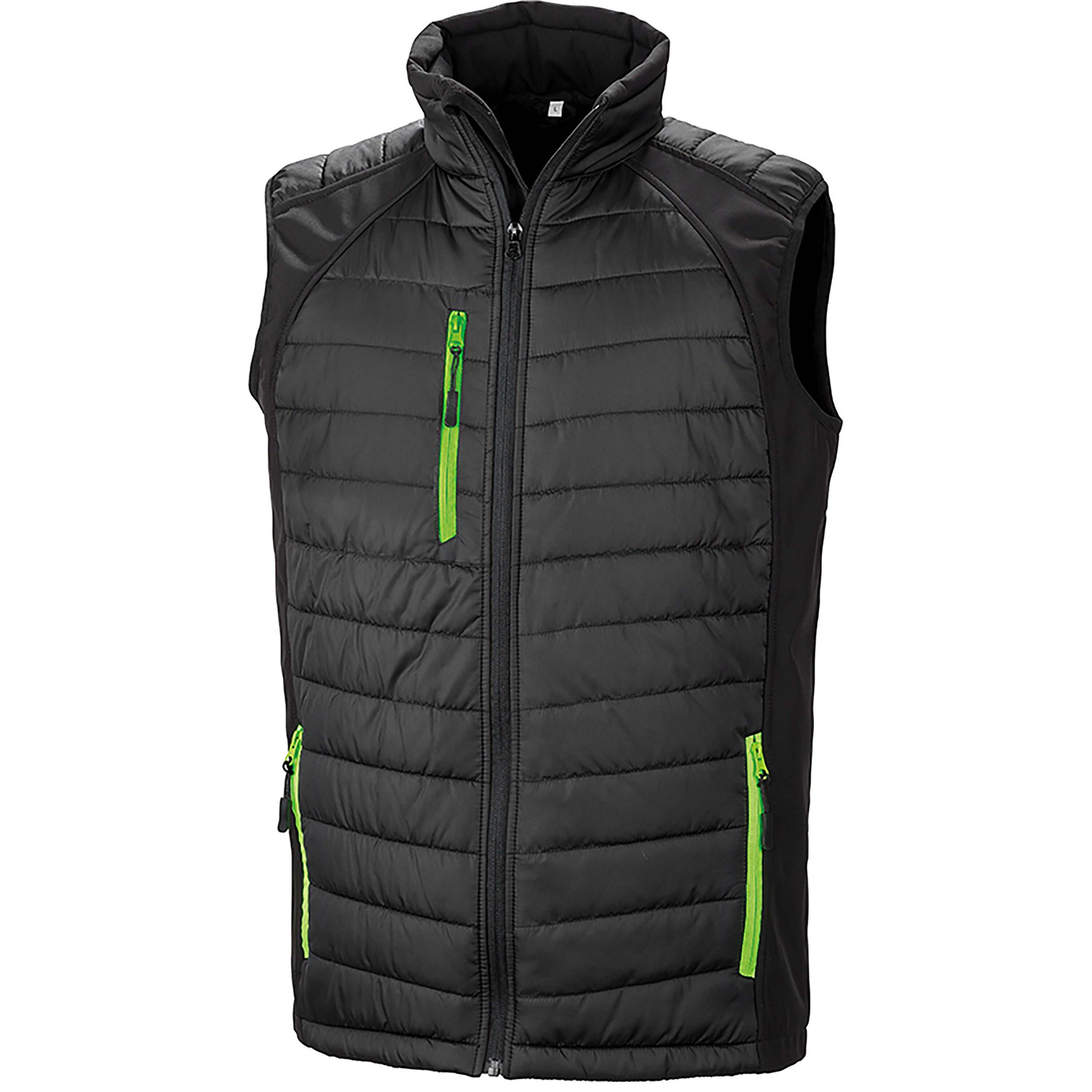 Result weste softshell rembourré black compass