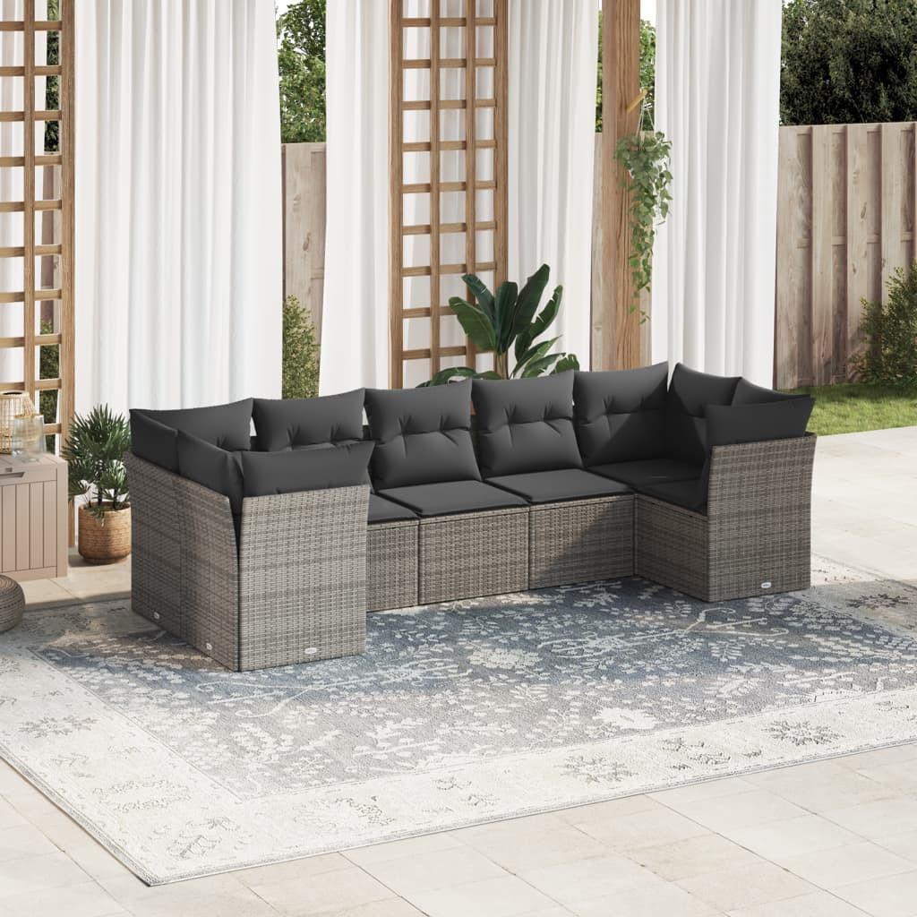 VidaXL Garten sofagarnitur poly-rattan