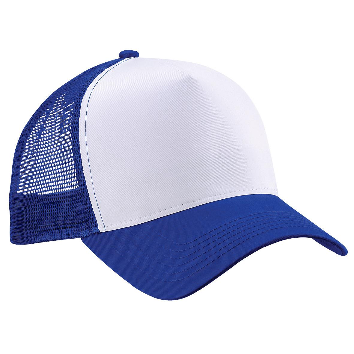 Beechfield TruckerBaseballkappe mit Netzeinsätzen (2 StückPackung)