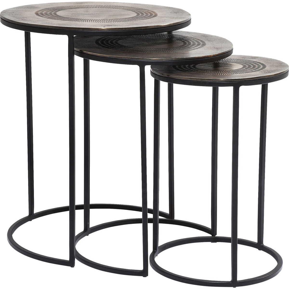 KARE Design Beistelltisch Marrakesh (3/Set)