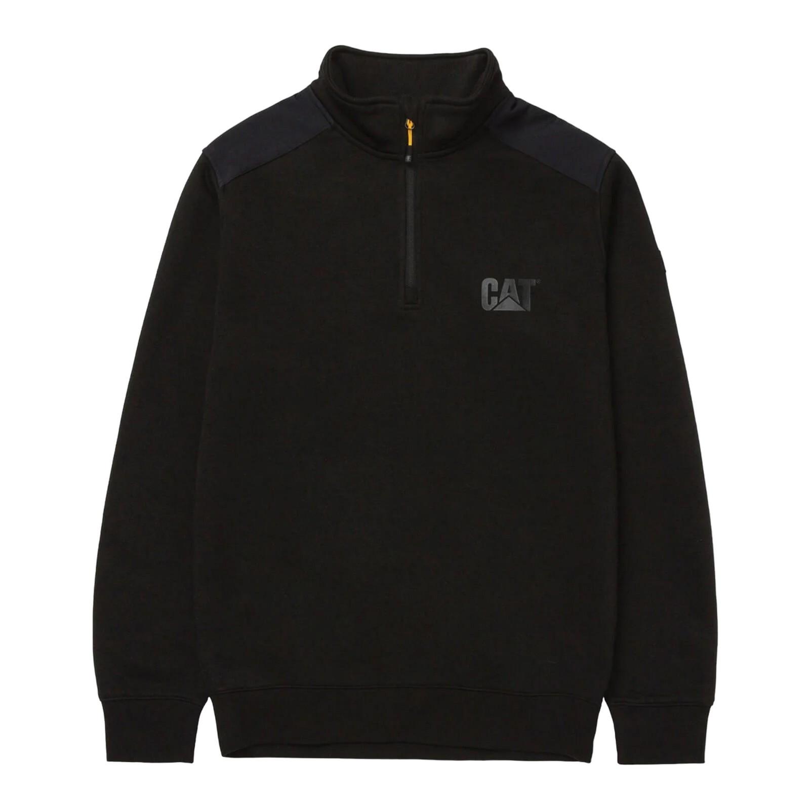 Caterpillar Sweatshirt mit kurzem Reißverschluss