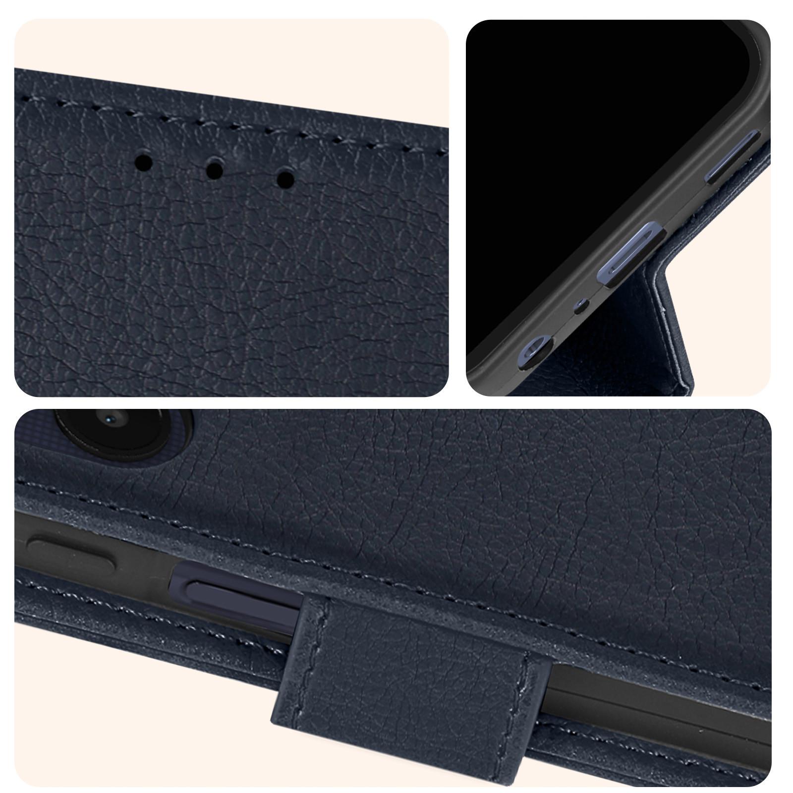 Avizar Etui Samsung Galaxy A25 Dunkelblau