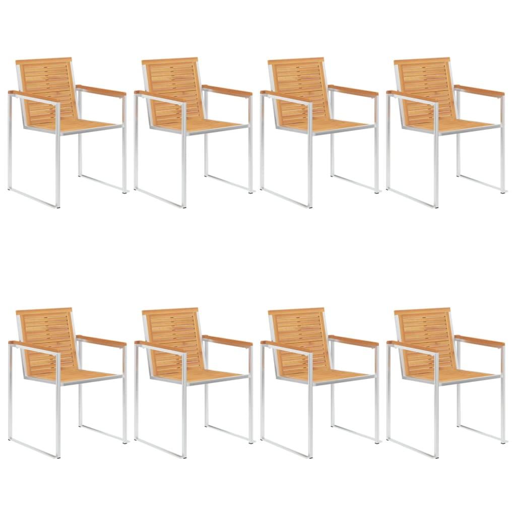 VidaXL Gartenstuhl teak