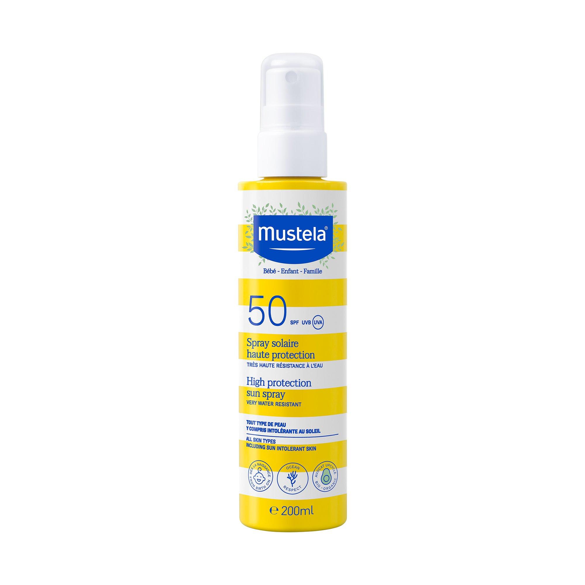 Mustela MUSTELA Sonnenmilch mit hohem LSF 50+200ml Sonnenspray mit hohem Schutz LSF50
