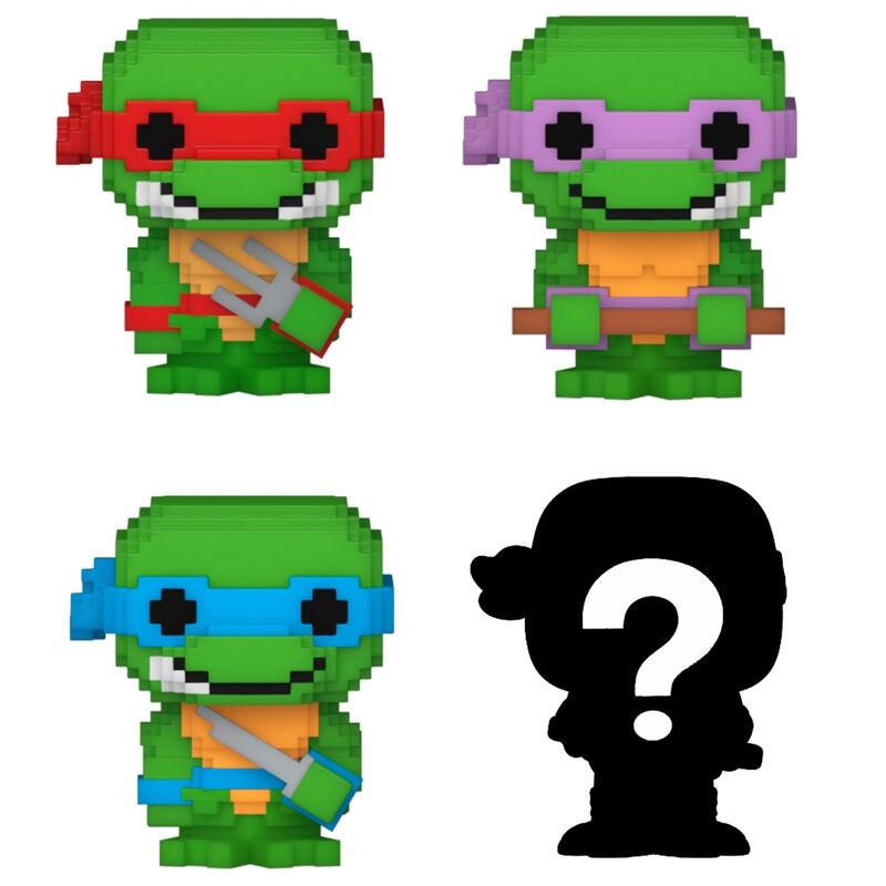 Funko Blister 4 Figuren Bitty POP Teenage Mutant Ninja Turtles Bit