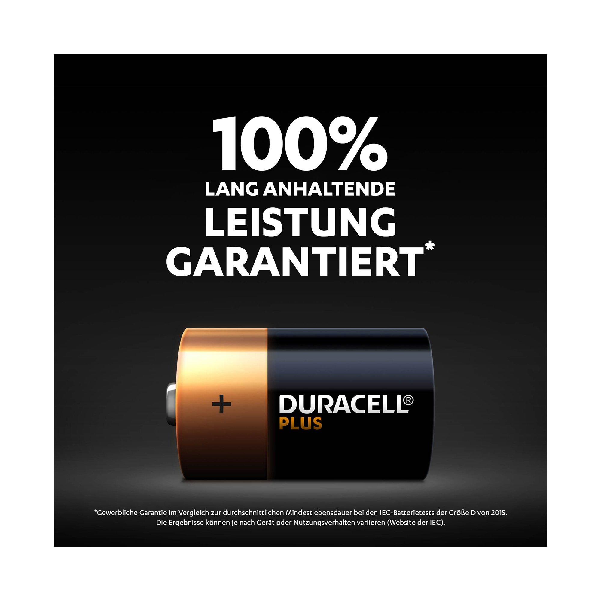 DURACELL PLUS Alkaline-Bat.,2Stk