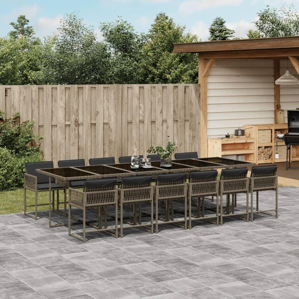 VidaXL Garten essgruppe poly-rattan