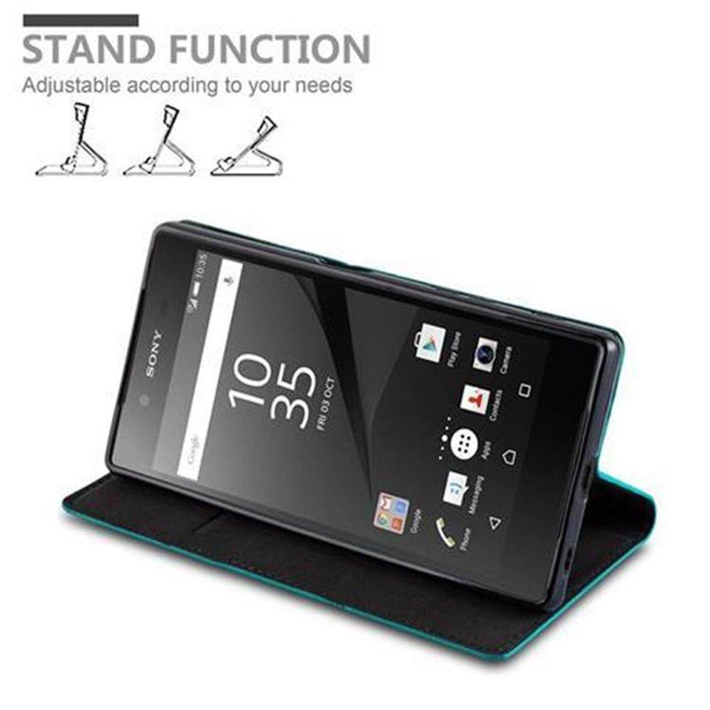 Cadorabo Hülle für Sony Xperia Z5 Magnetverschluss, Kartenfach