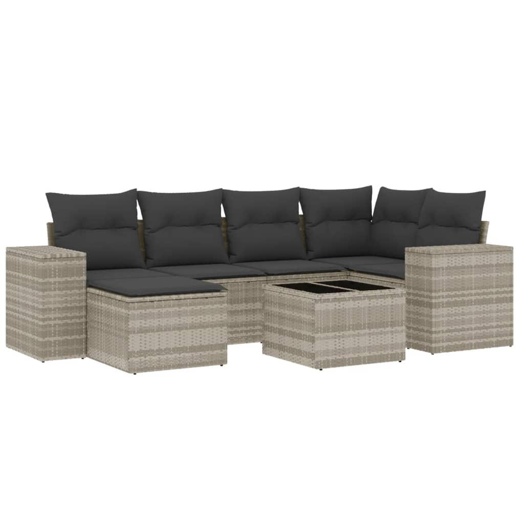 VidaXL Garten sofagarnitur poly-rattan