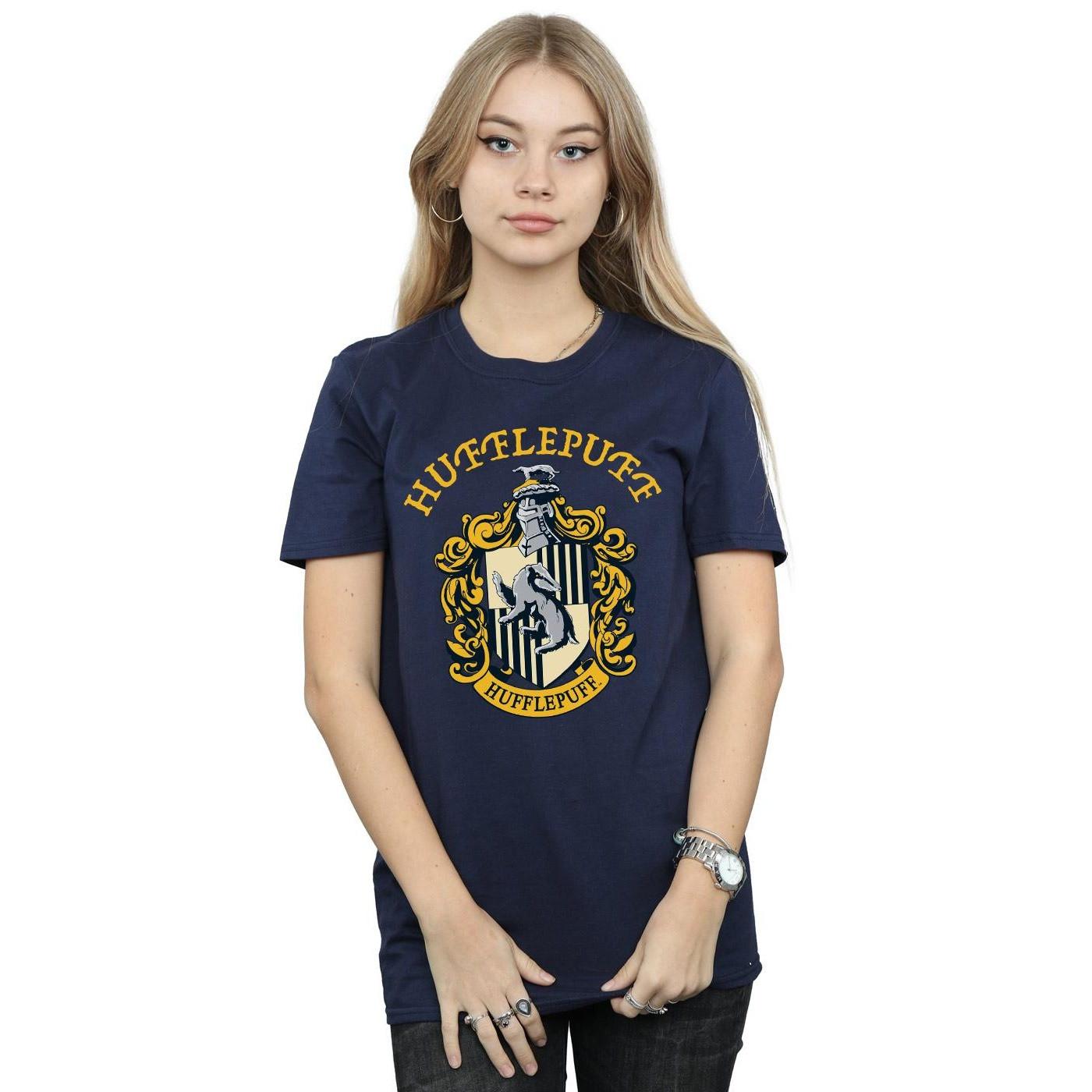 Harry Potter Hufflepuff Wappen Kurzarm T-Shirt