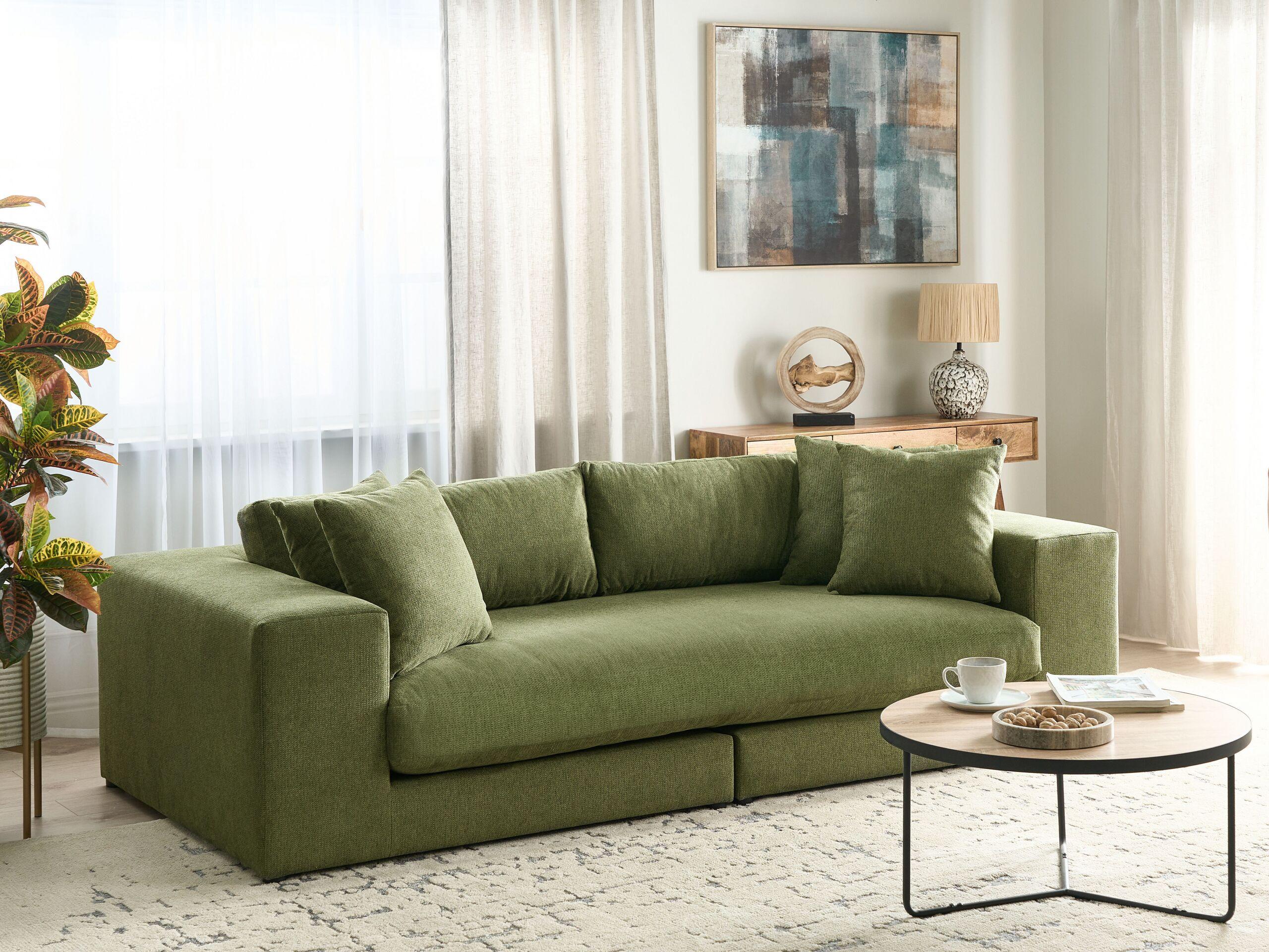 Beliani 3 Sitzer Sofa aus Polyester Modern GLORVIKA
