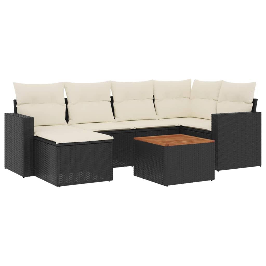 VidaXL Garten sofagarnitur poly-rattan